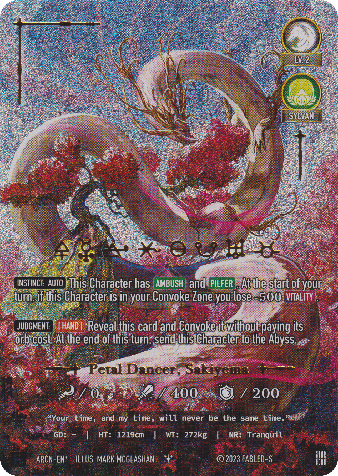 Petal Dancer, Sakiyema