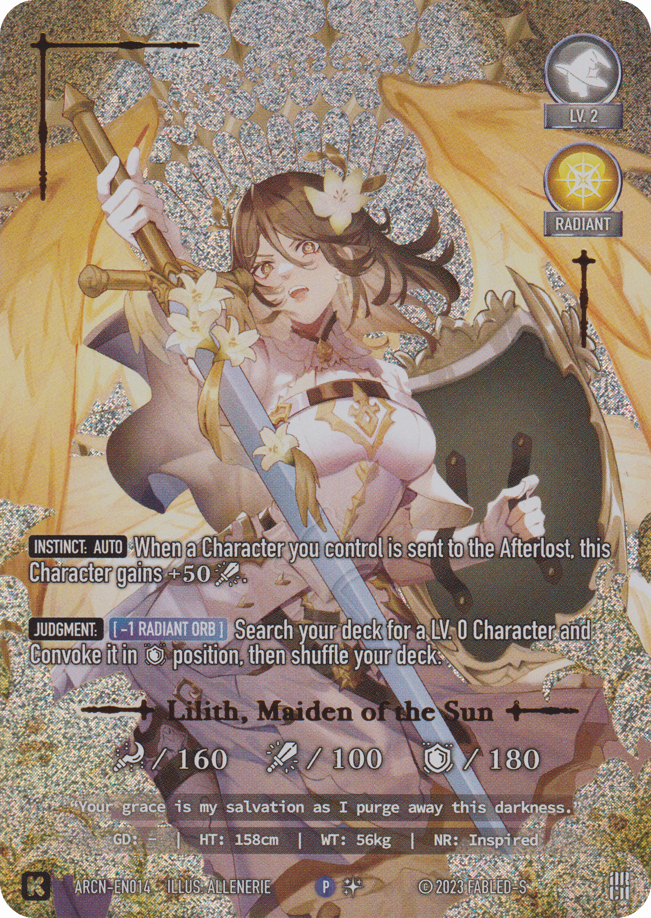 Lilith, Maiden of the Sun