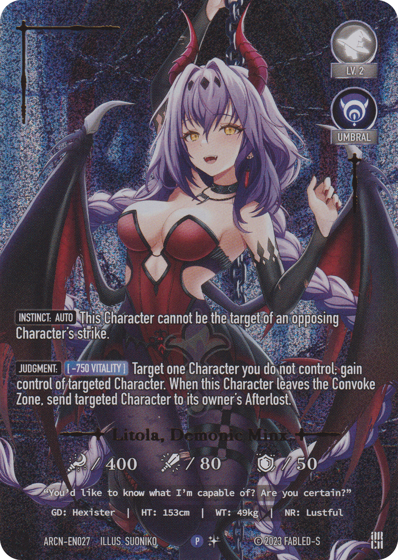 Litola, Demonic Minx