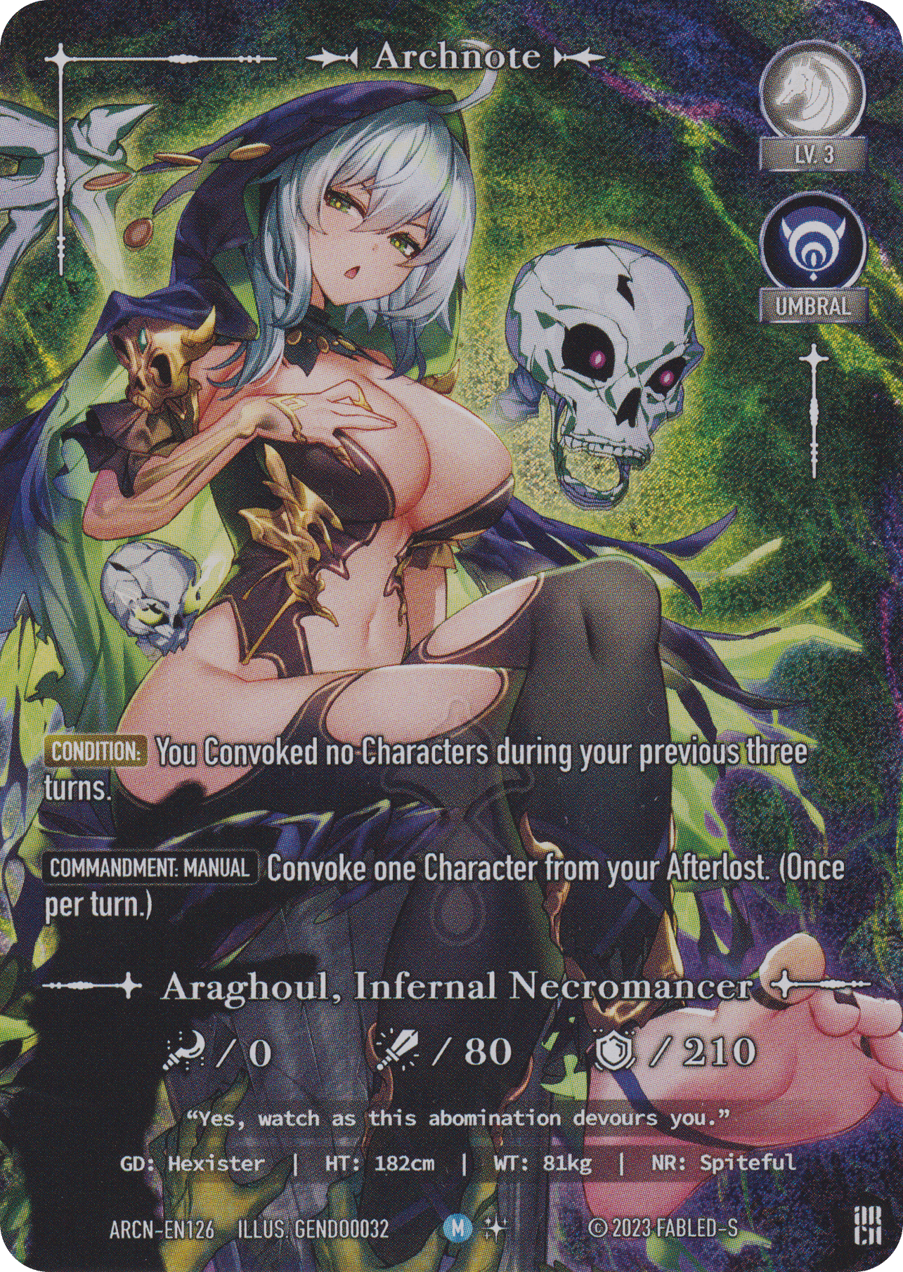 Araghoul, Infernal Necromancer