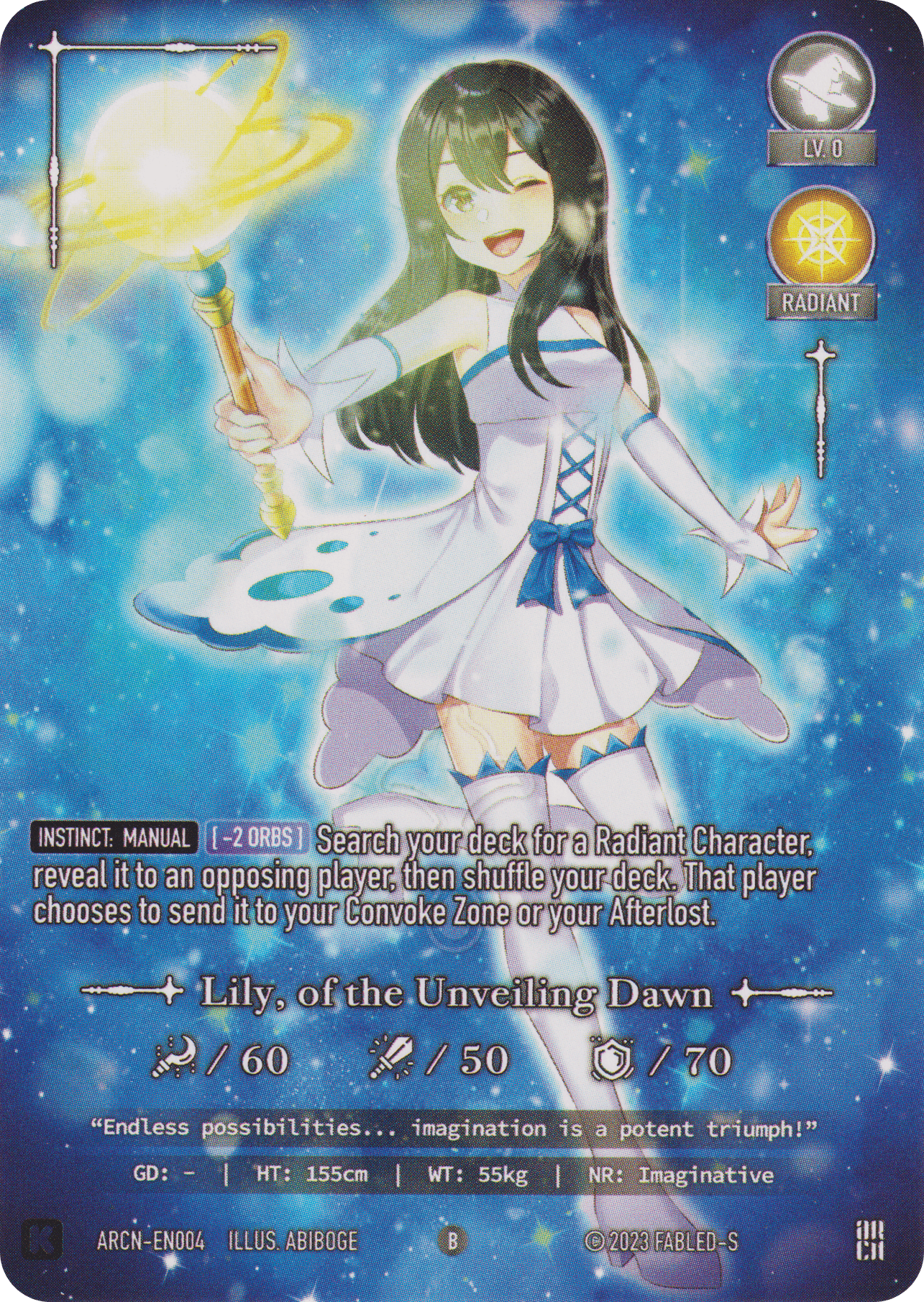 Lily, of the Unveiling Dawn