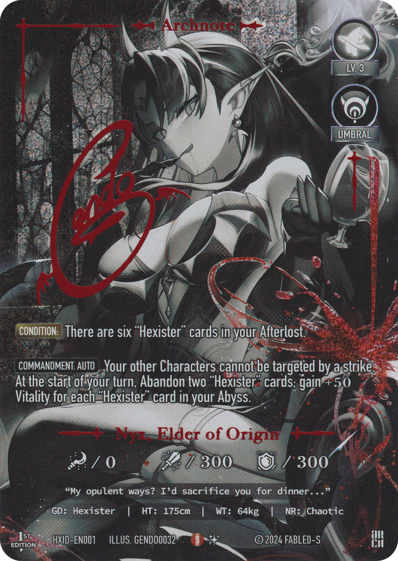 Nyx, Elder of Origin