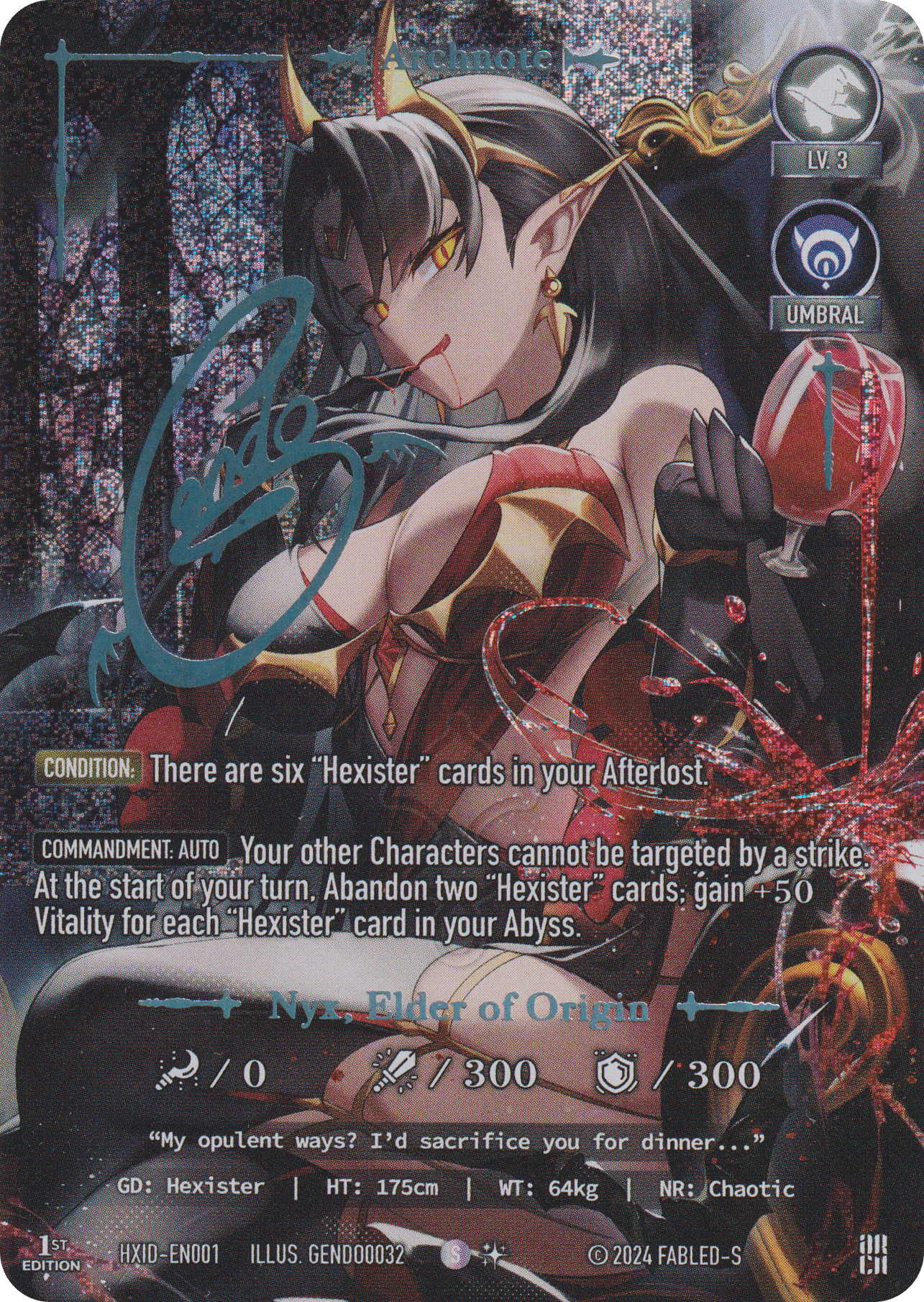 Nyx, Elder of Origin