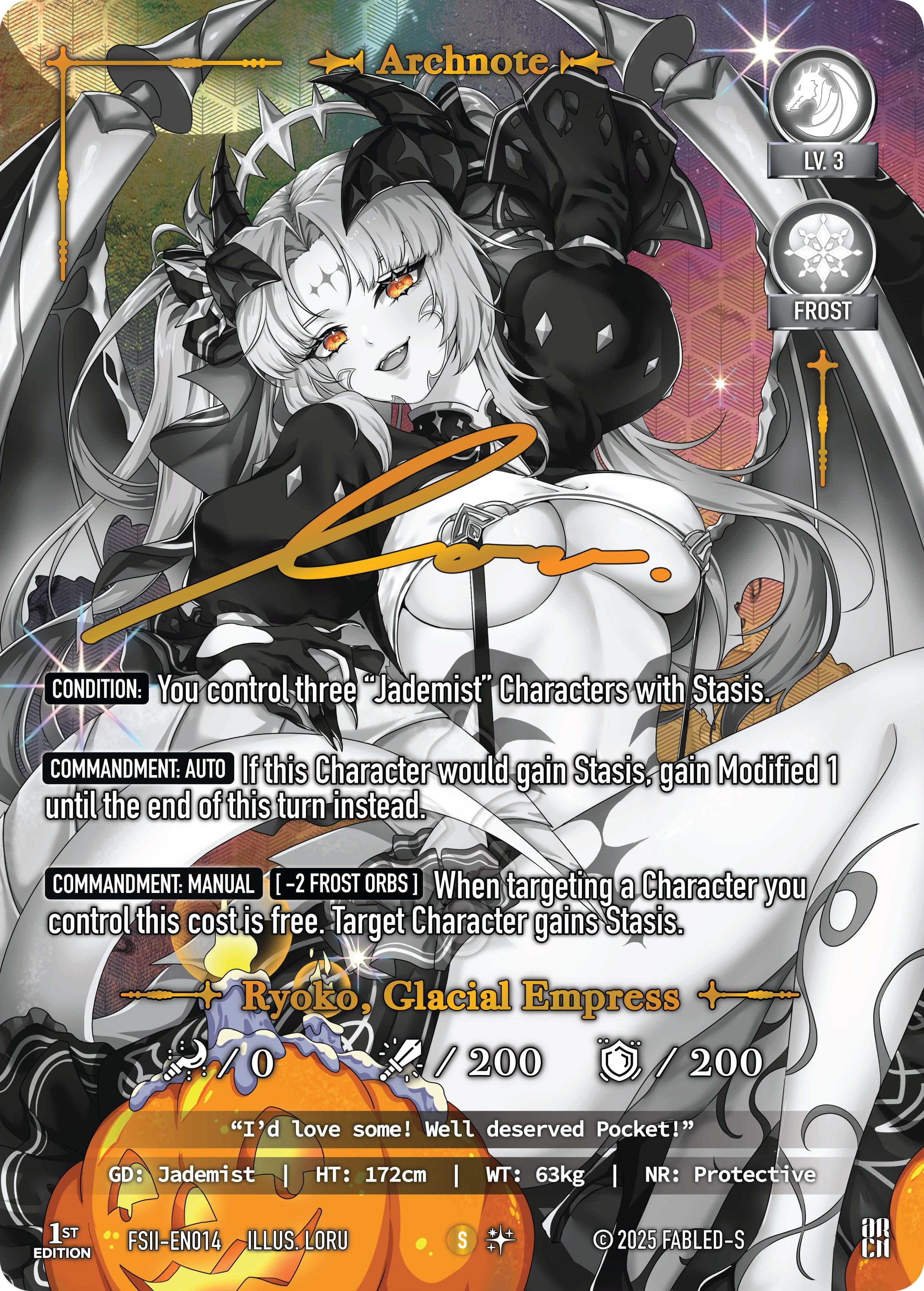 Ryoko, Glacial Empress