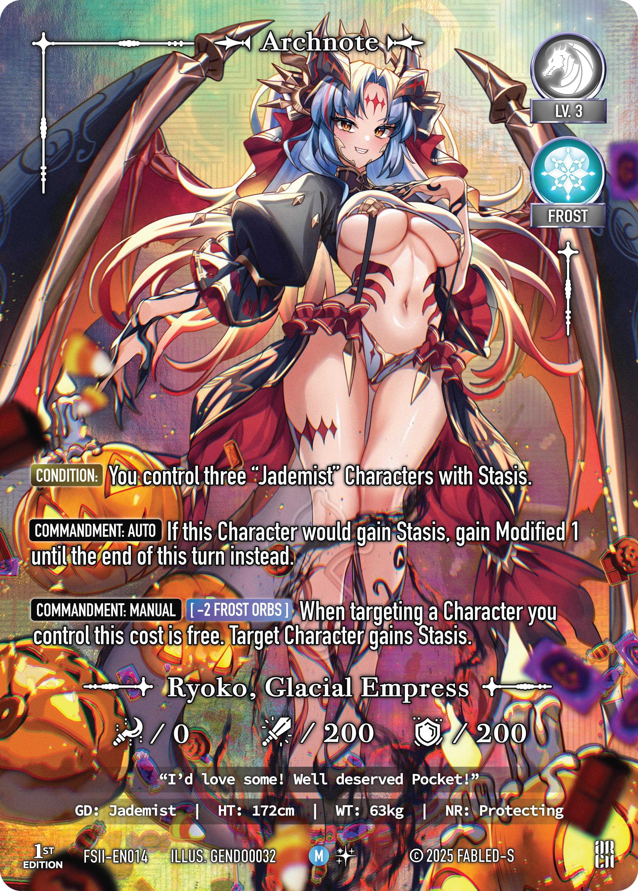 Ryoko, Glacial Empress