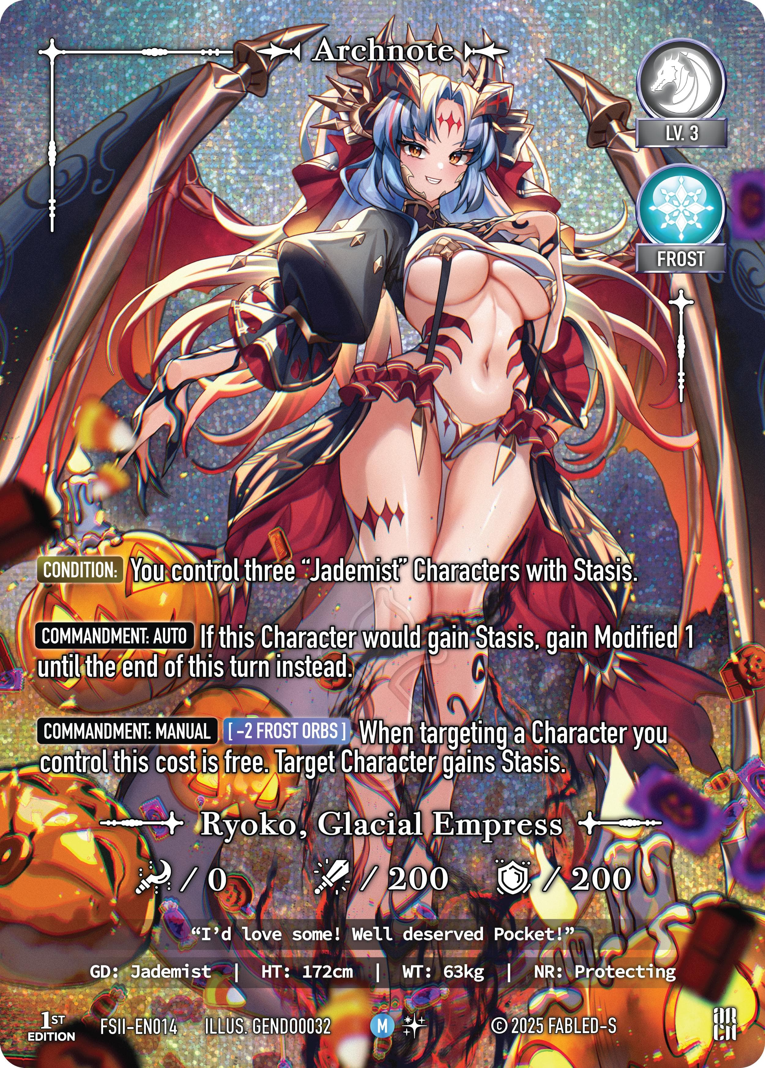 Ryoko, Glacial Empress