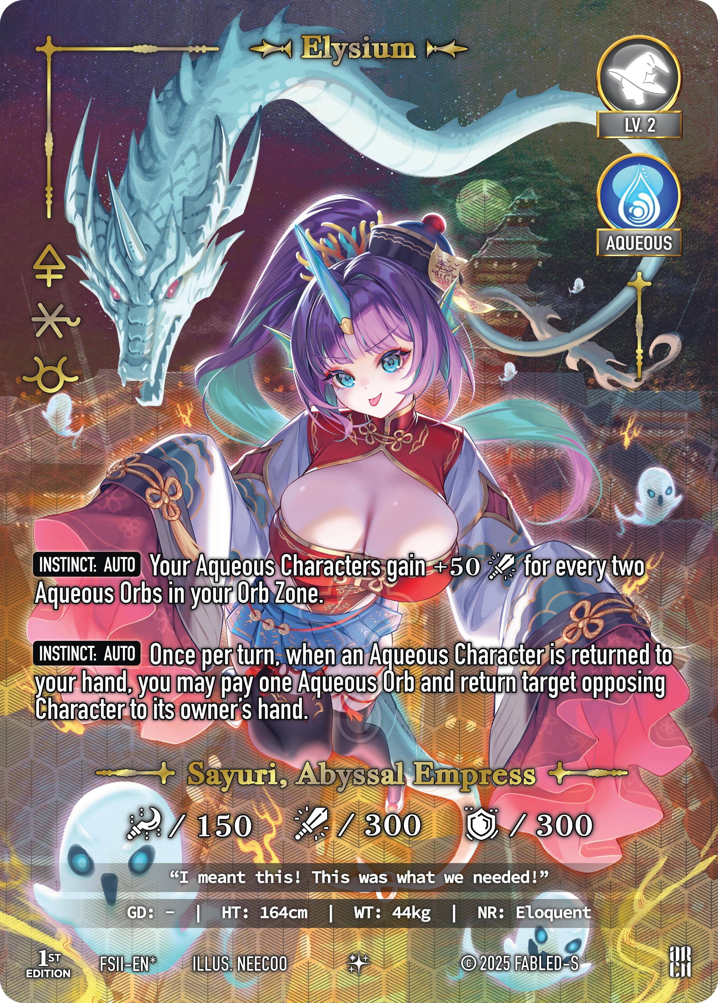 Sayuri, Abyssal Empress