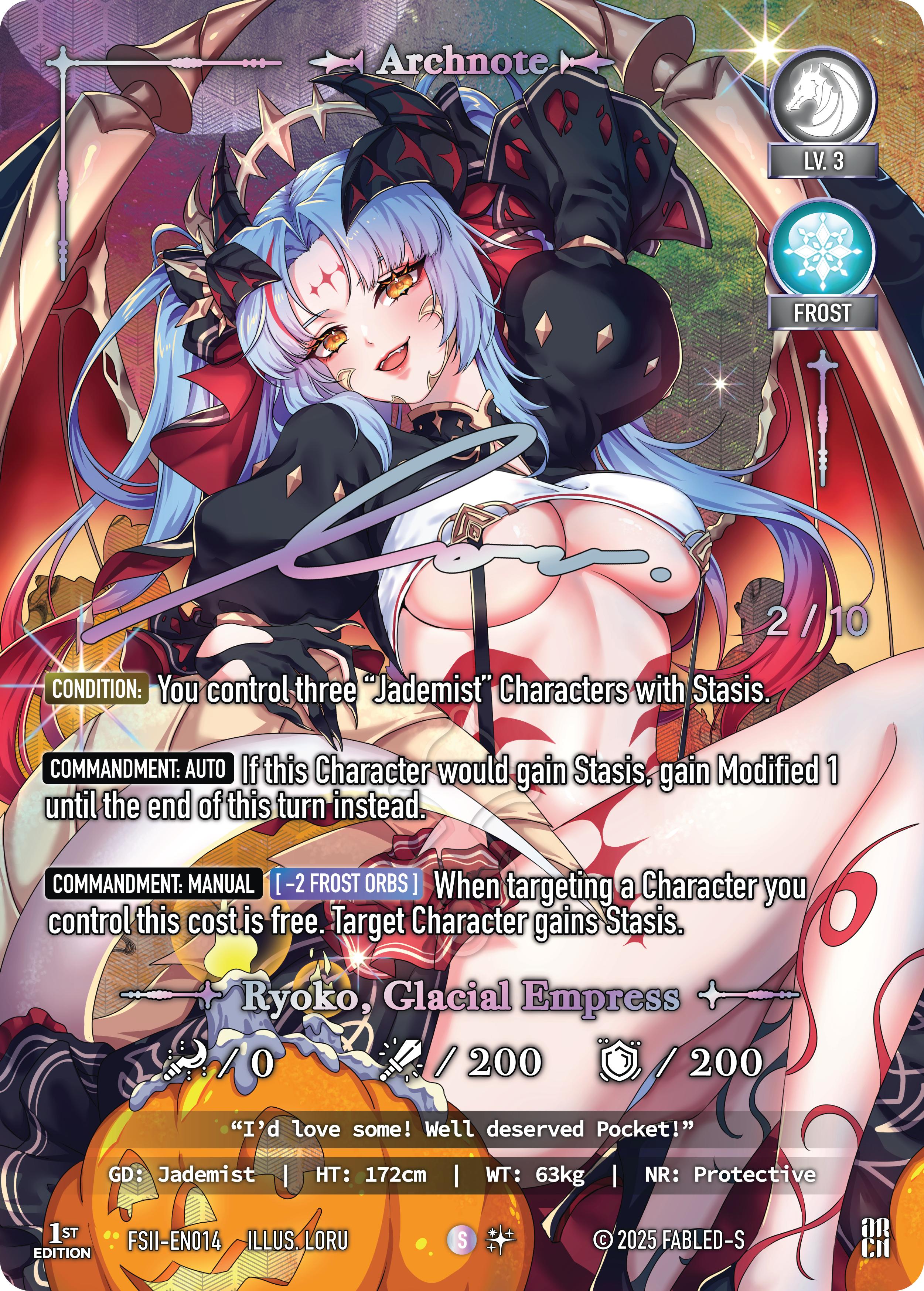 Ryoko, Glacial Empress (serialized 5/10)