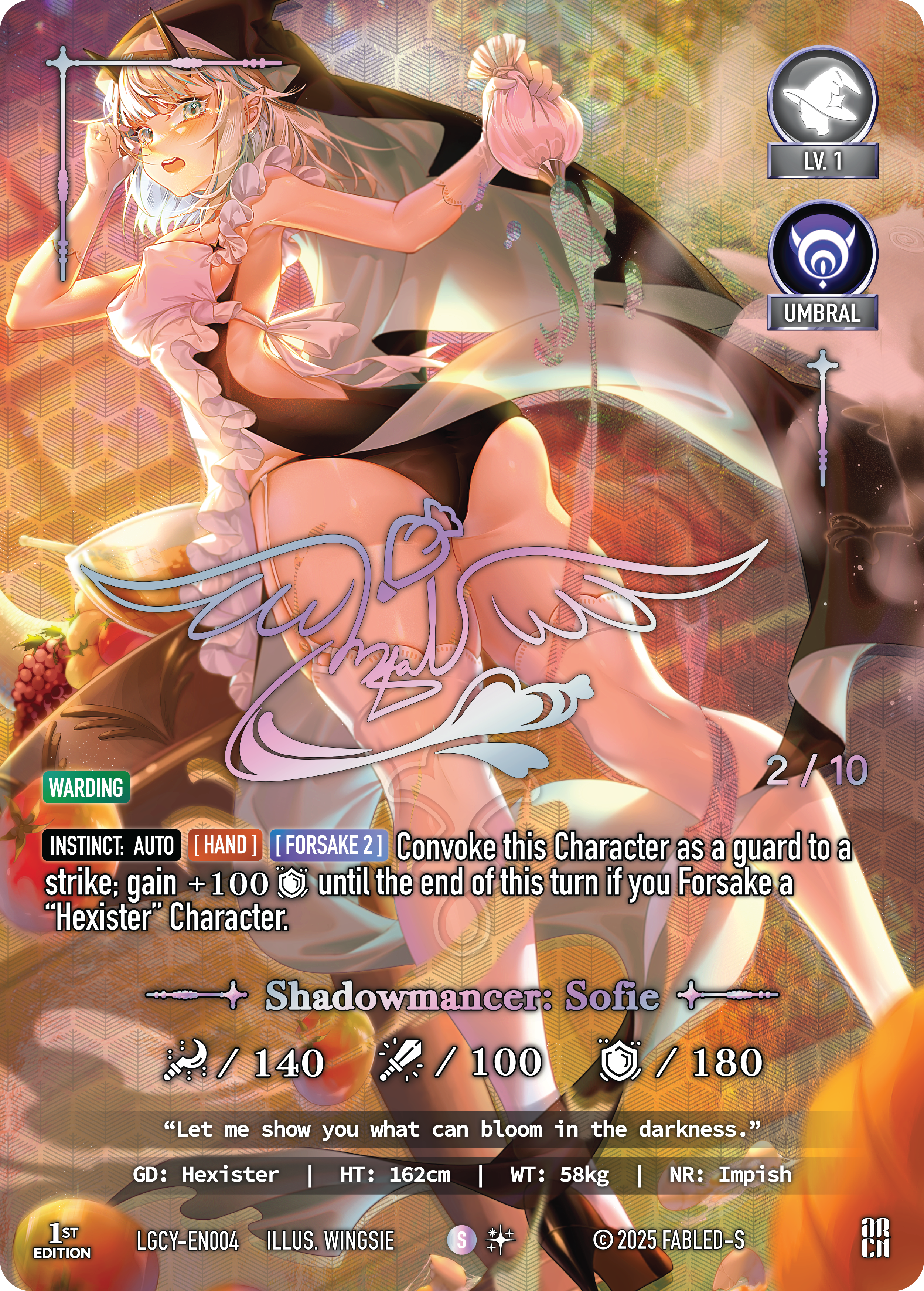 Shadowmancer: Sofie (serialized 7/10)