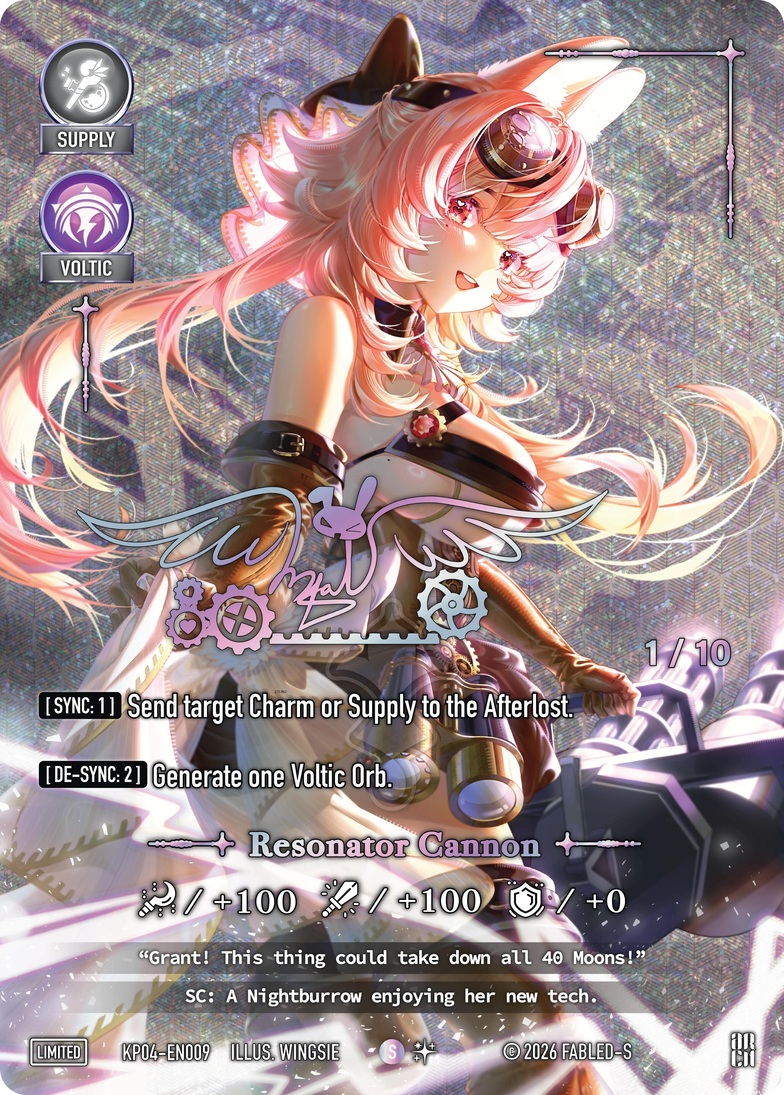 Resonator Cannon (serialized 1/10)