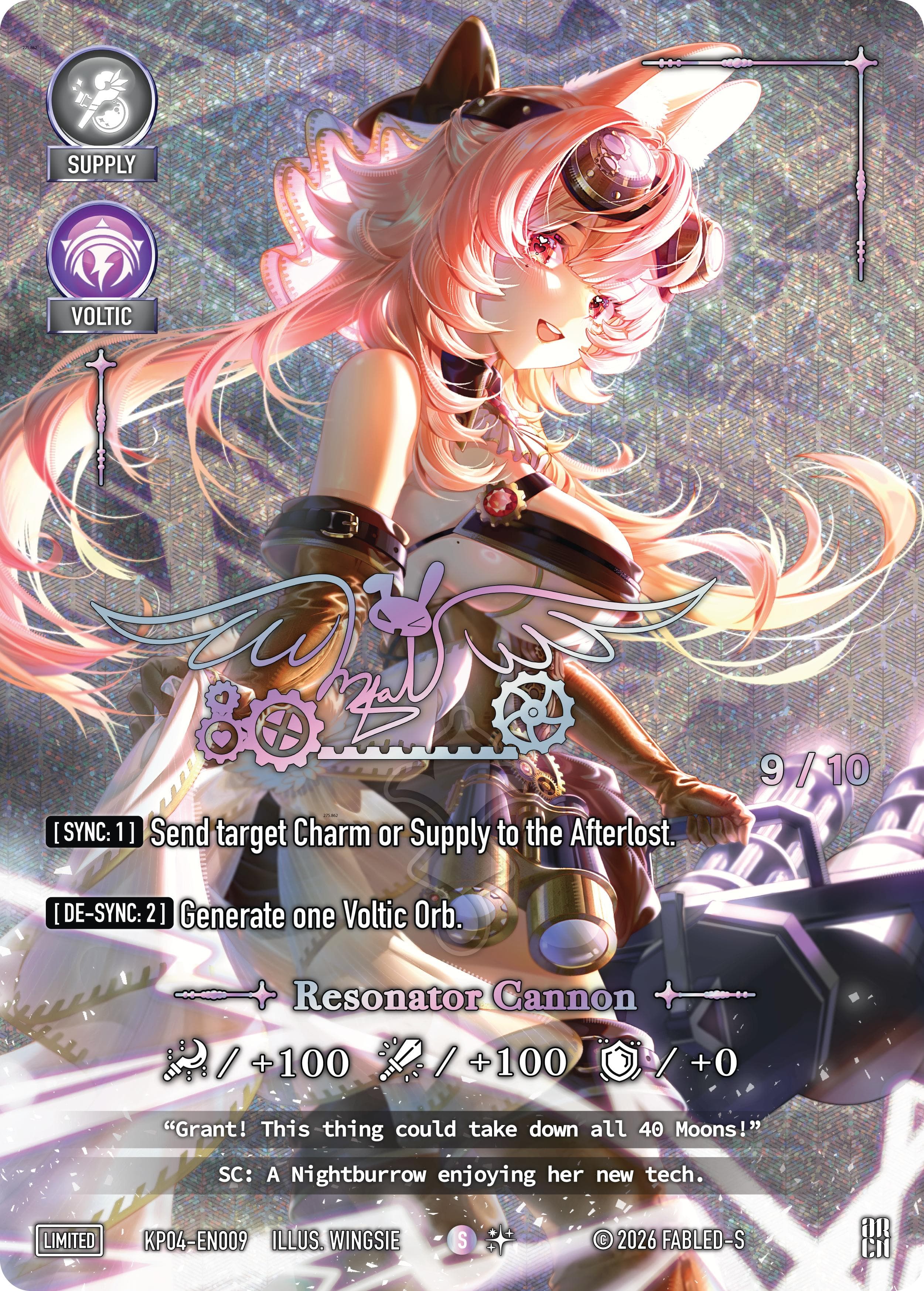 Resonator Cannon (serialized 9/10)