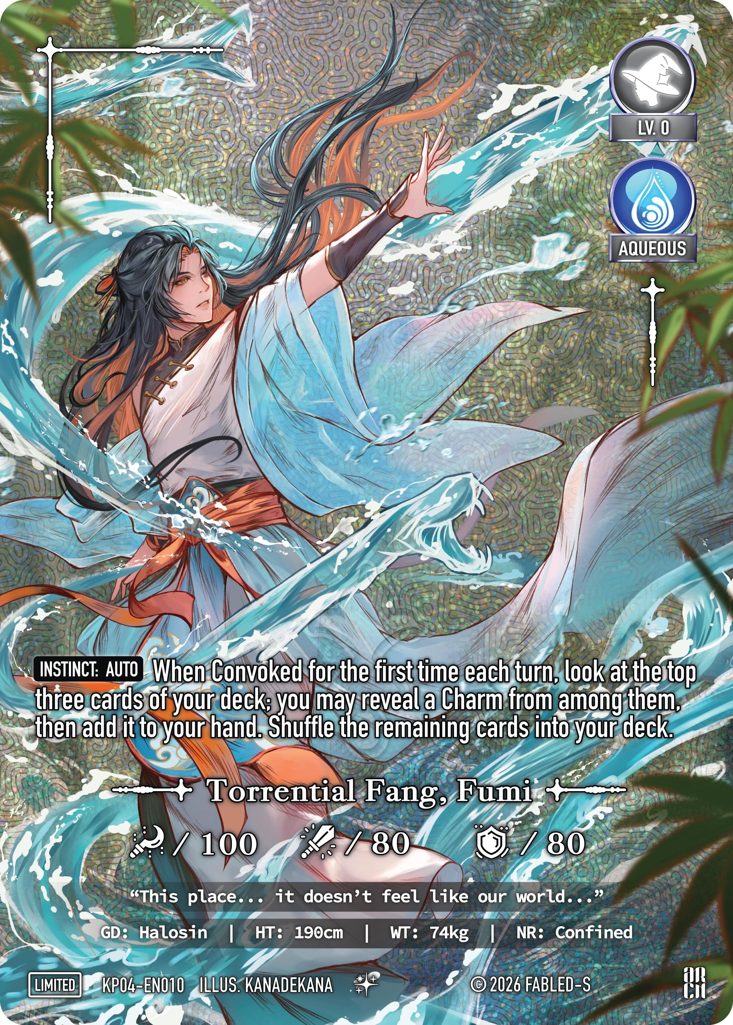 Torrential Fang, Fumi
