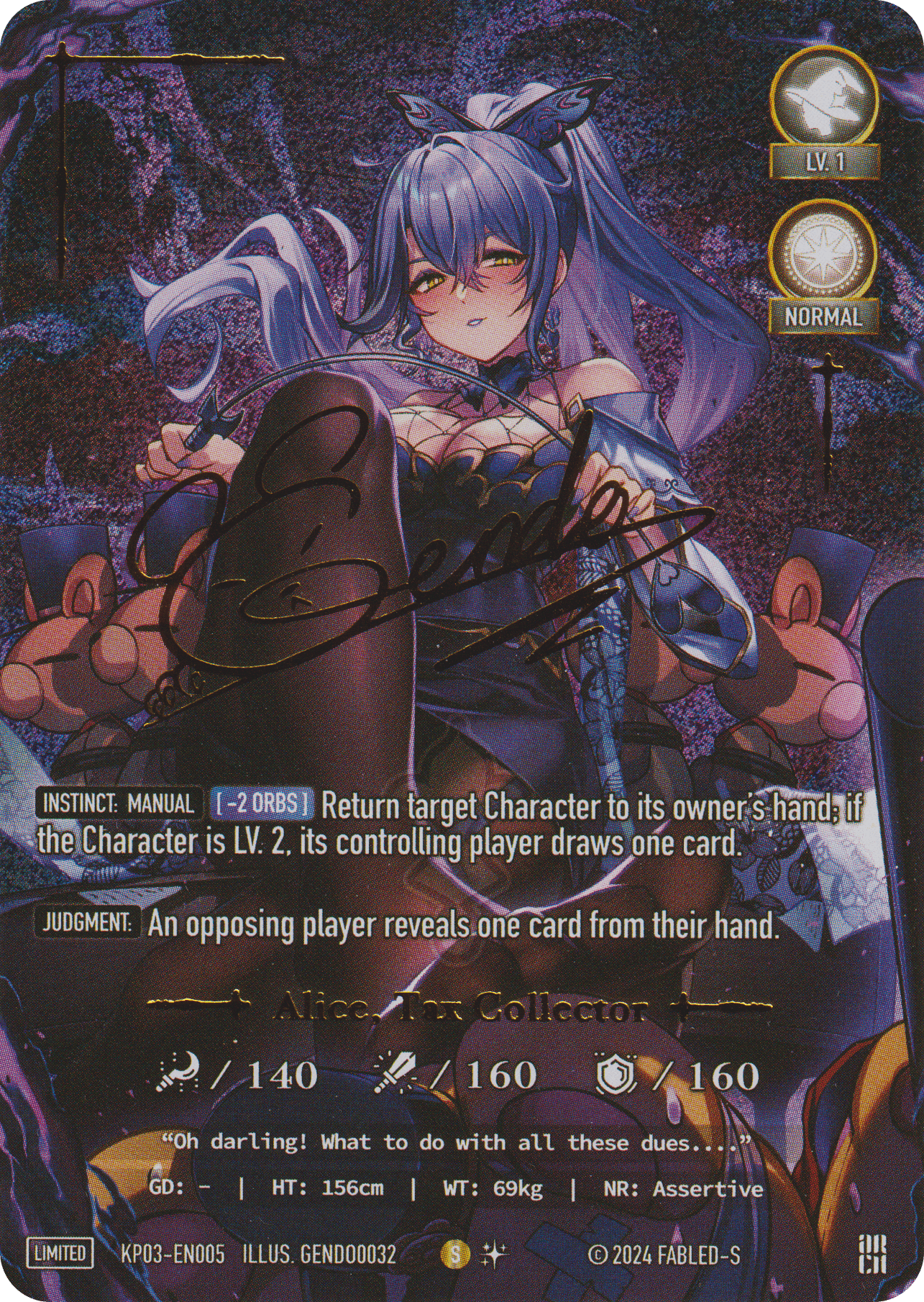 Alice, Tax Collector