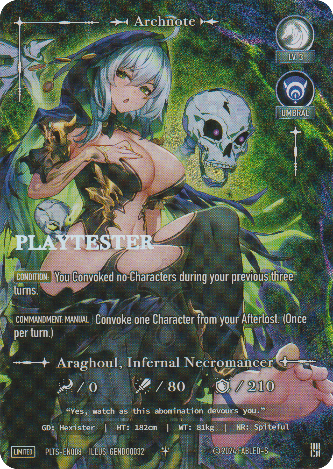 Araghoul, Infernal Necromancer