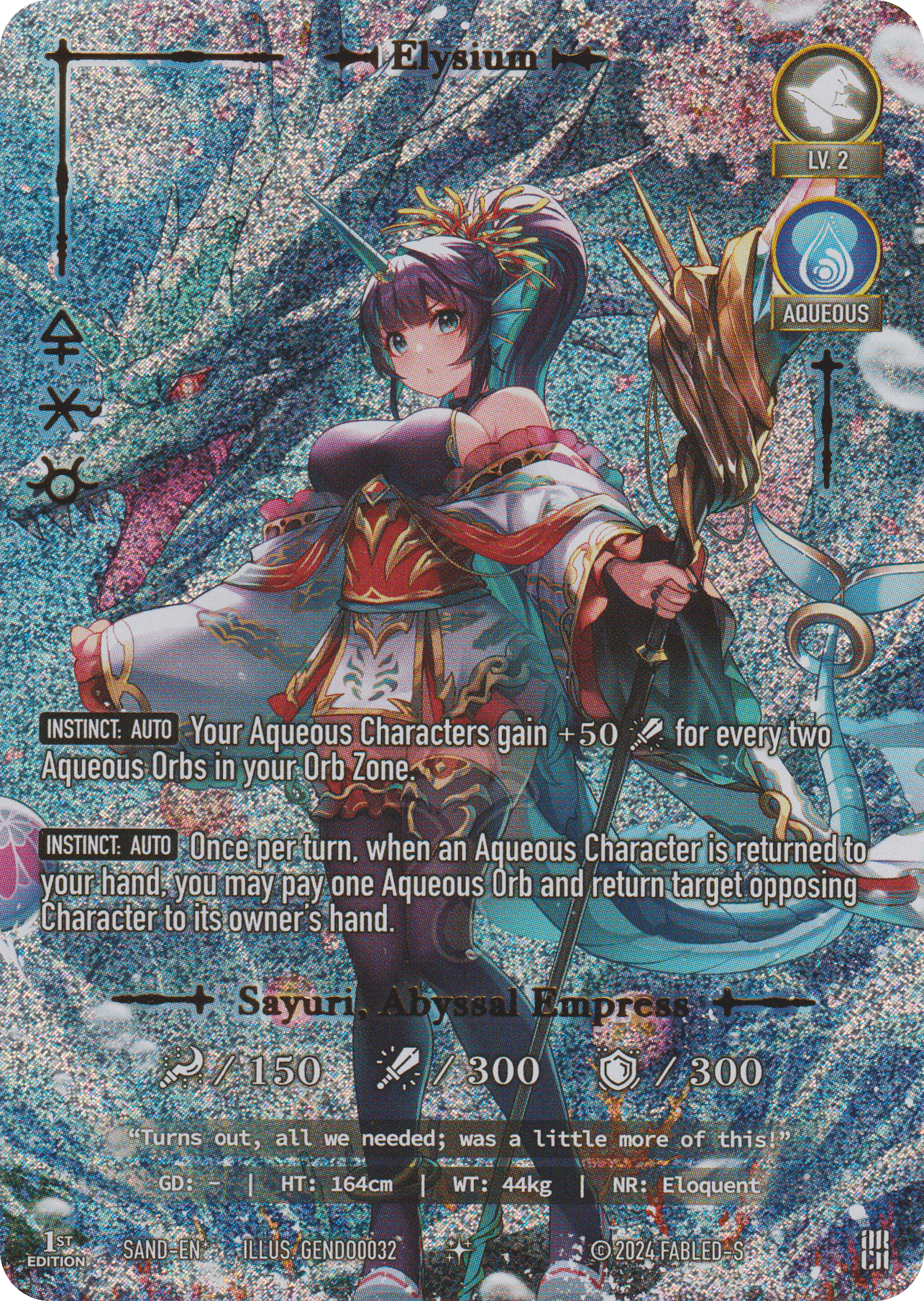 Sayuri, Abyssal Empress