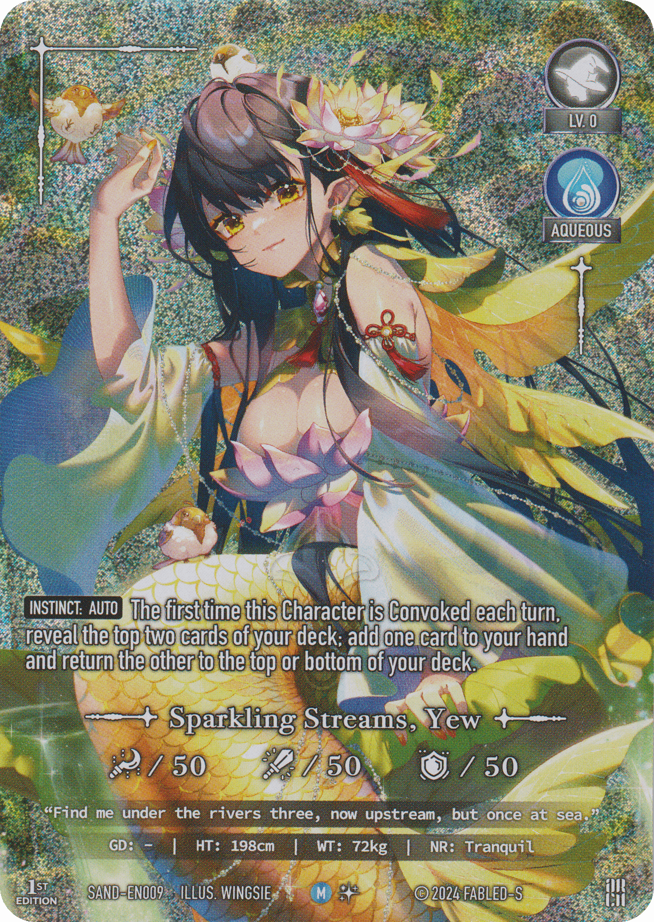 Sparkling Streams, Yew