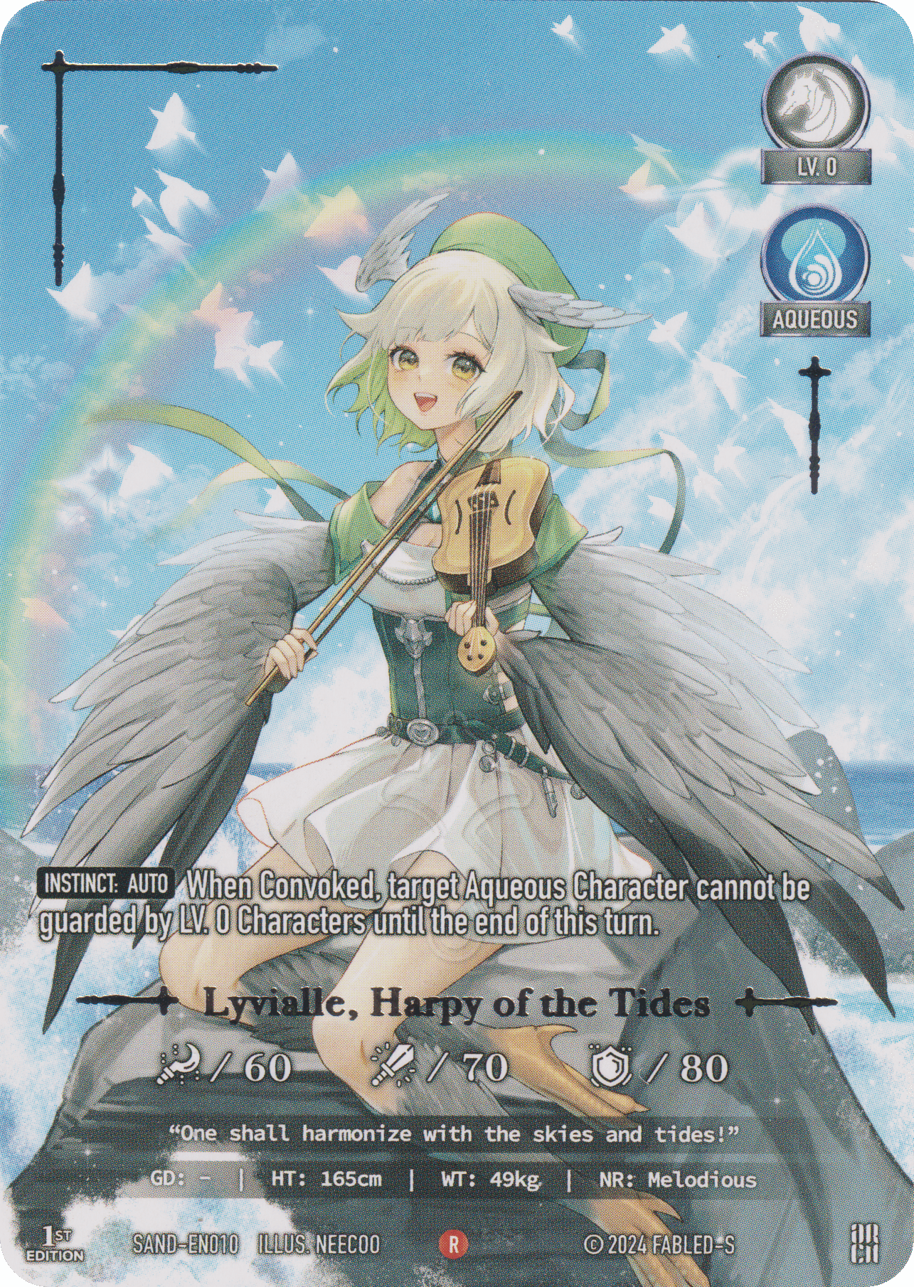 Lyvialle, Harpy of the Tides