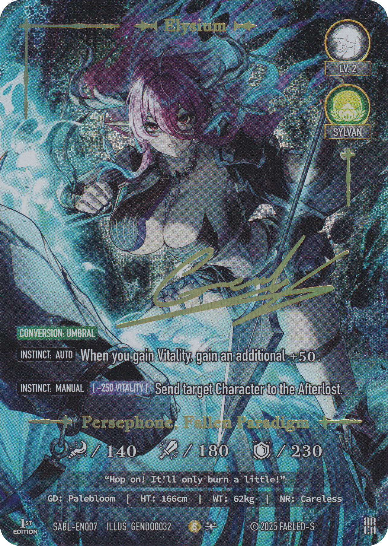 Persephone, Fallen Paradigm