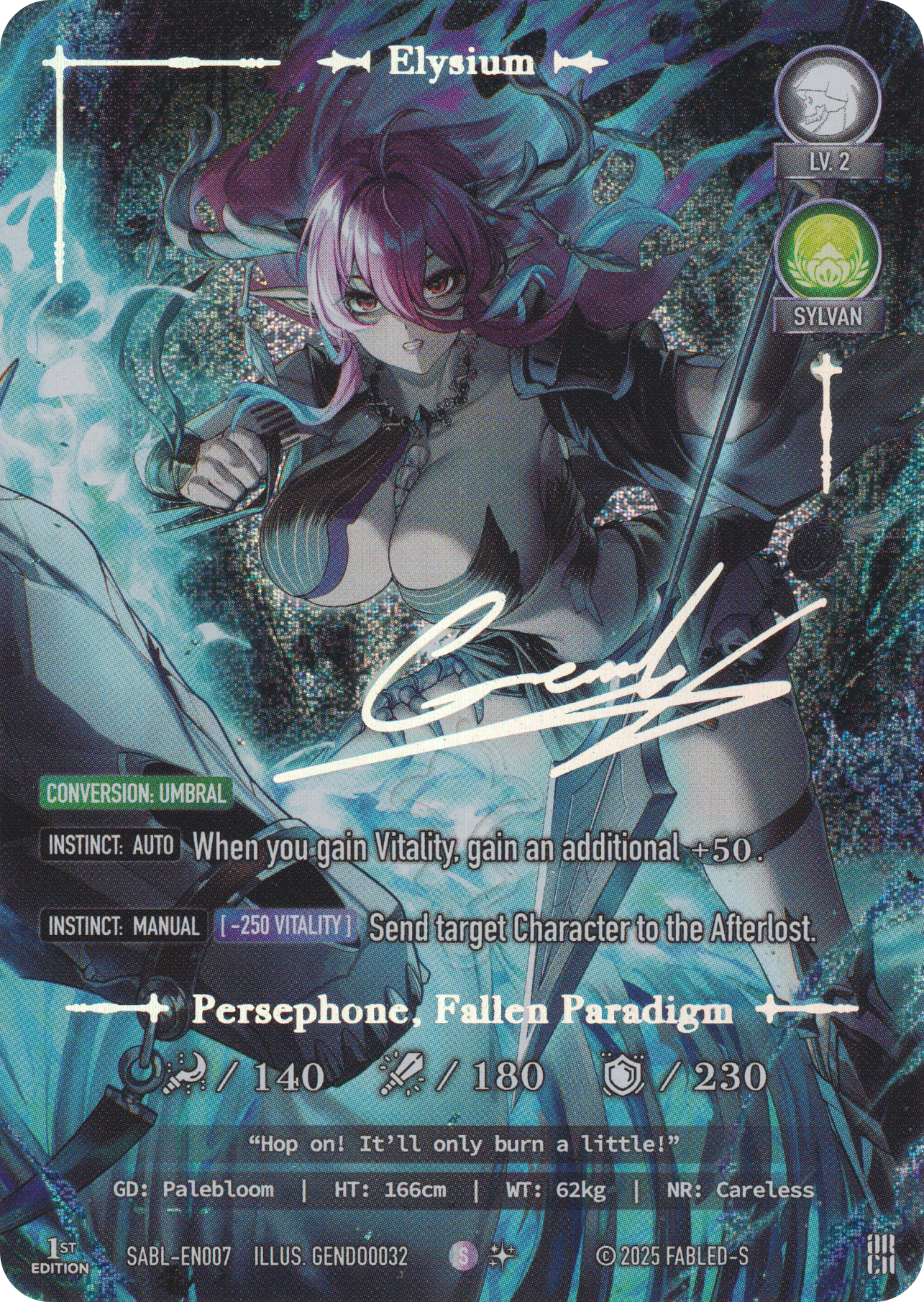 Persephone, Fallen Paradigm