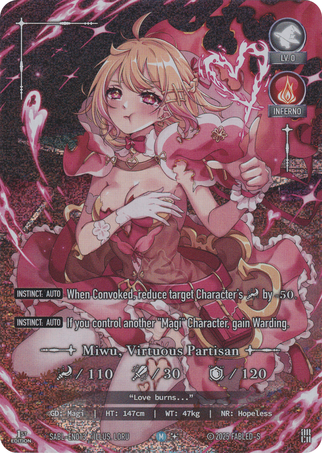 Miwu, Virtuous Partisan