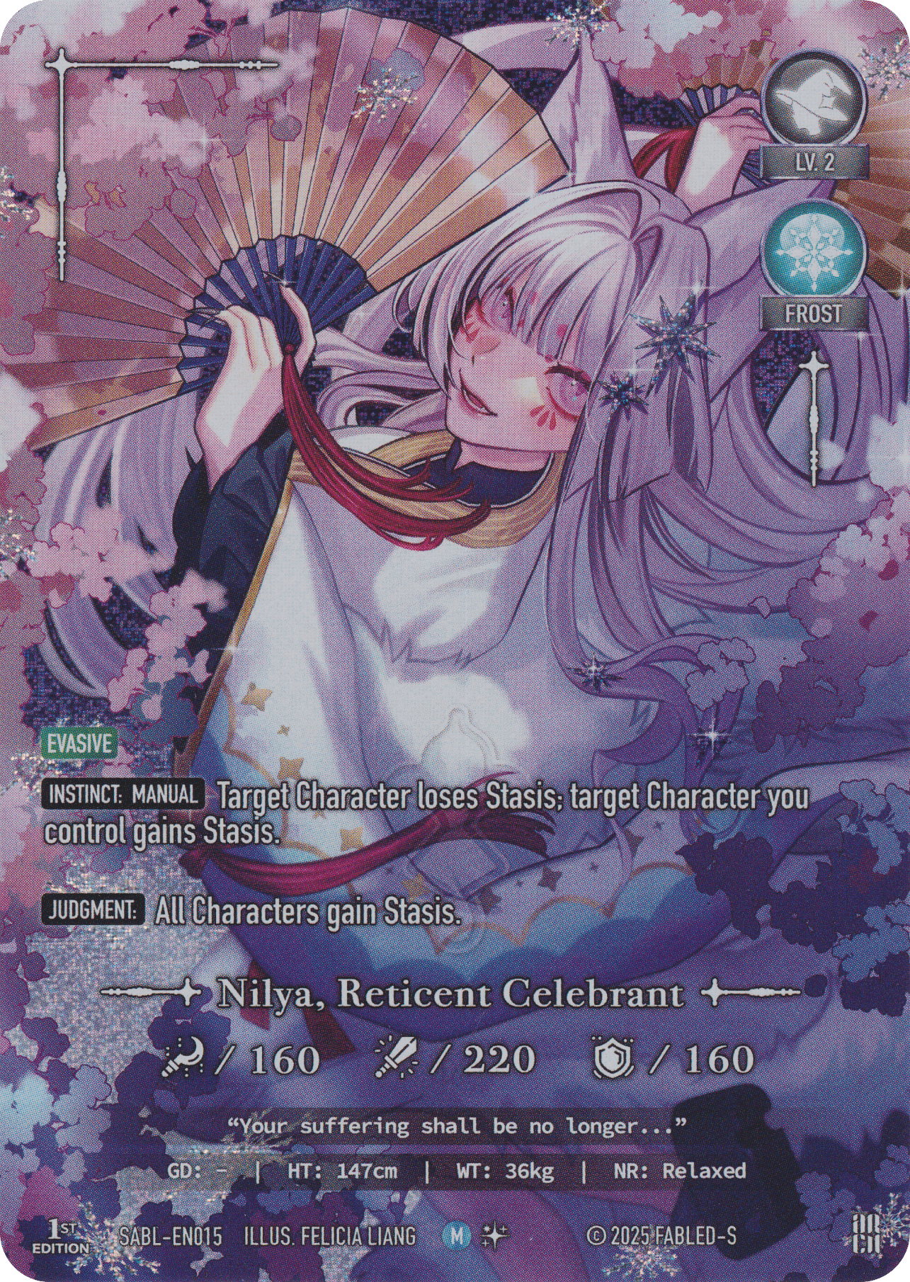 Nilya, Reticent Celebrant