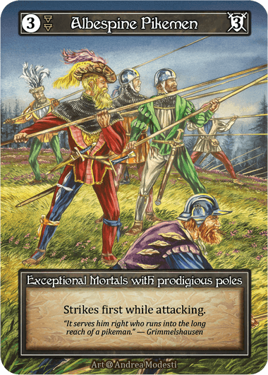 Albespine Pikemen (Foil)