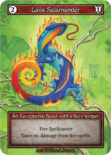 Lava Salamander (Foil)