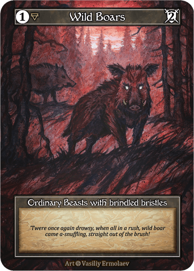 Wild Boars (Foil)