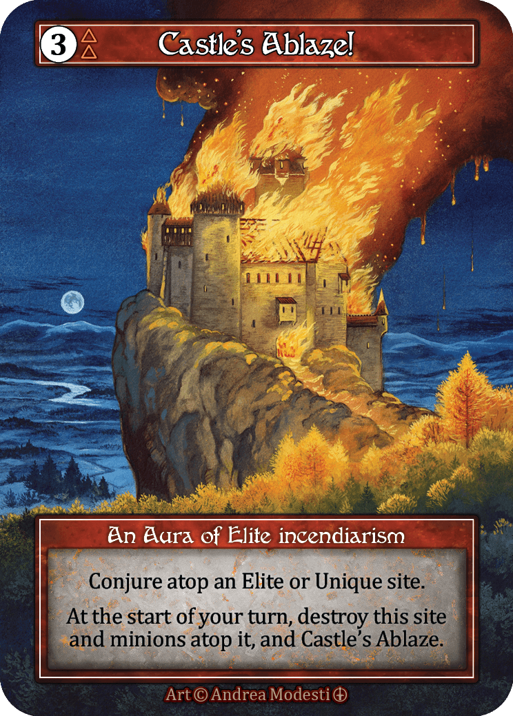 Castle's Ablaze! (Foil)