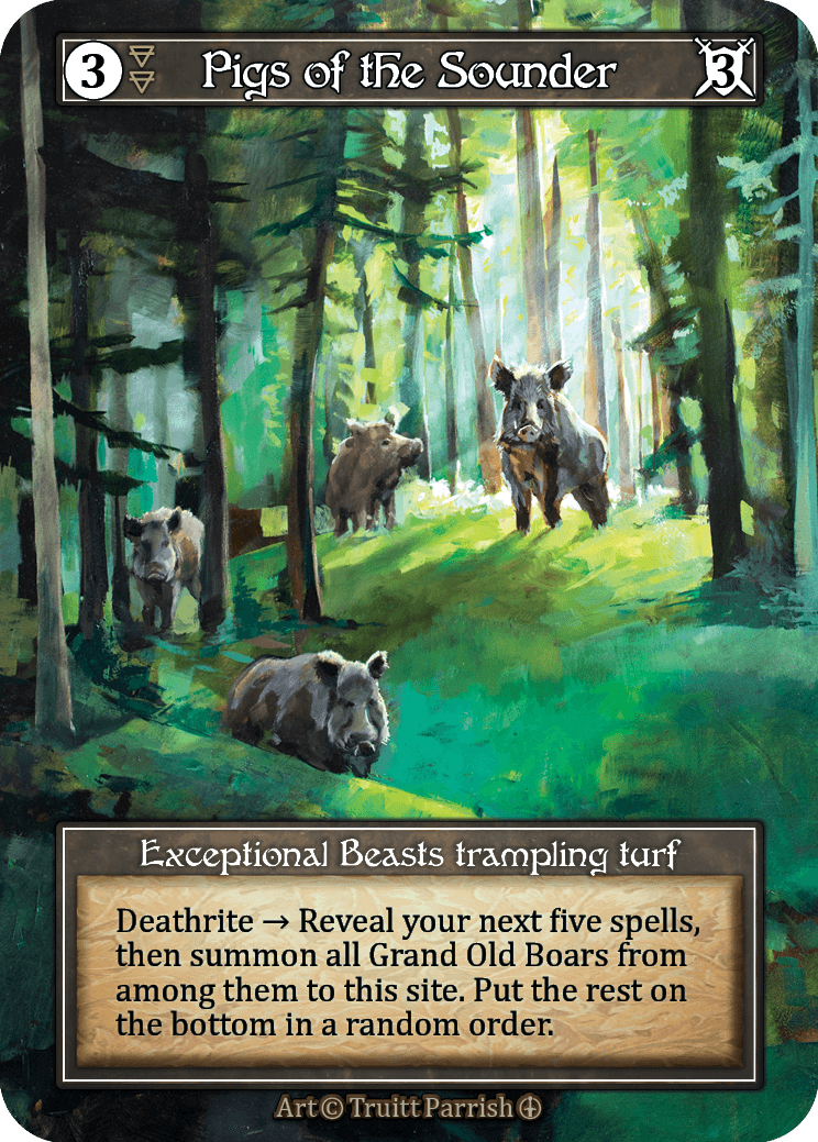 Pigs of the Sounder (Foil)