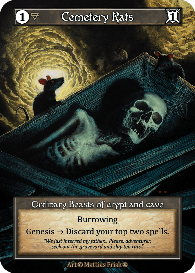 Cemetery Rats (Foil)