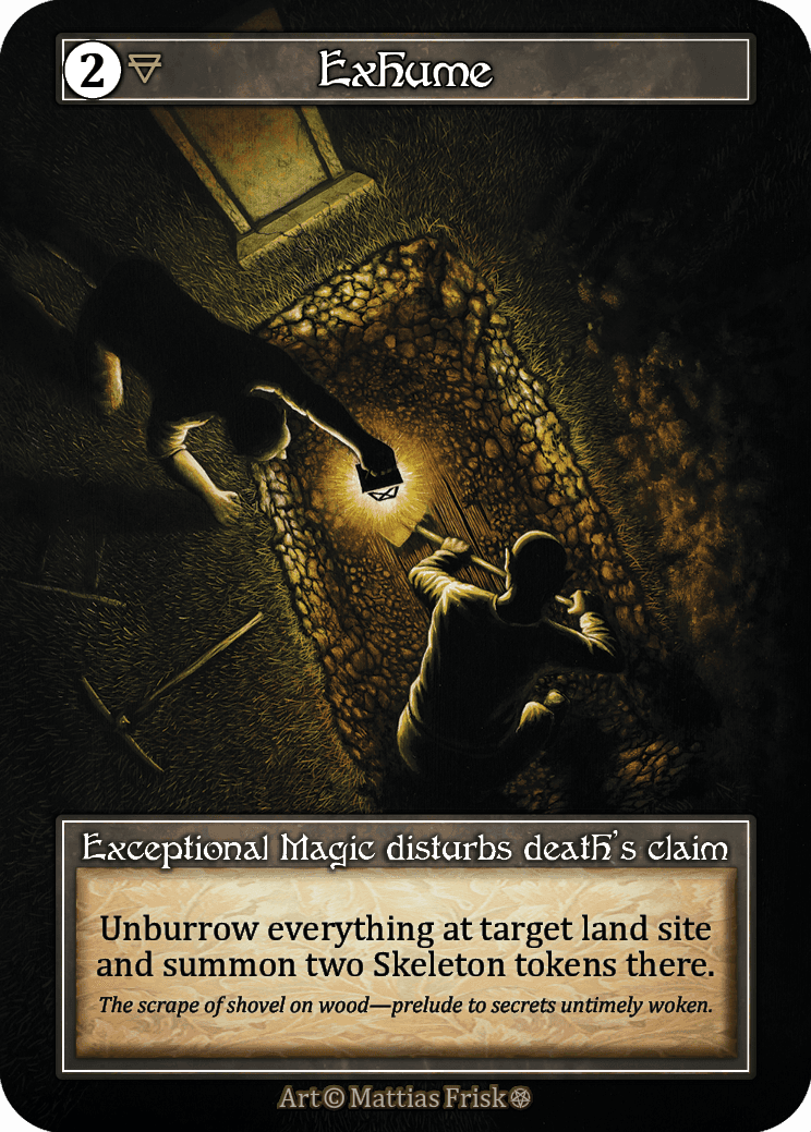 Exhume (Foil)