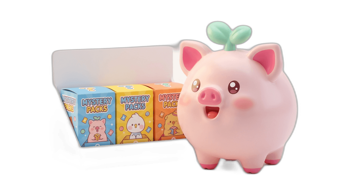 Pick your pack pig illustration