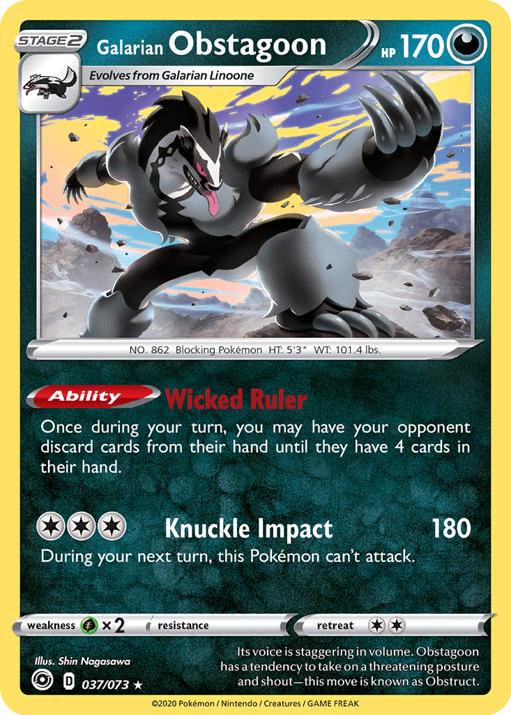 Galarian Obstagoon (Holofoil • NM)
