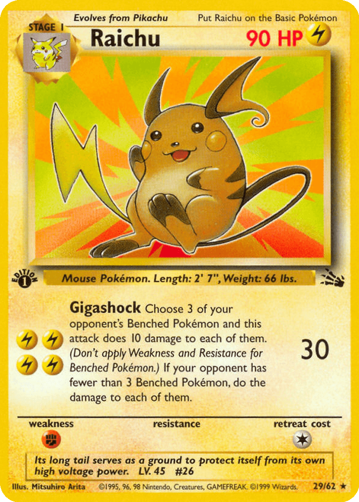 Raichu (29) (Unlimited • LP)