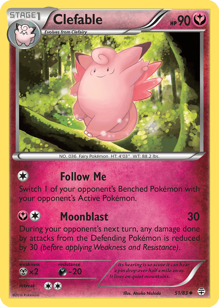 Clefable (Reverse Holofoil • NM)