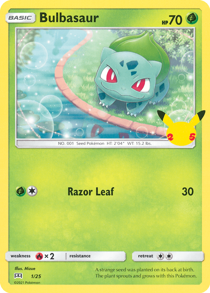 Bulbasaur - 1/25 (Normal • NM)