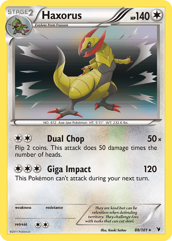 Haxorus (Holofoil • MP)