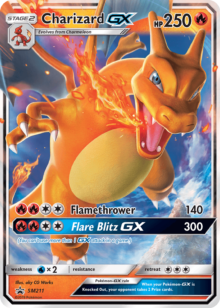 Charizard GX - SM211 (Holofoil • NM)
