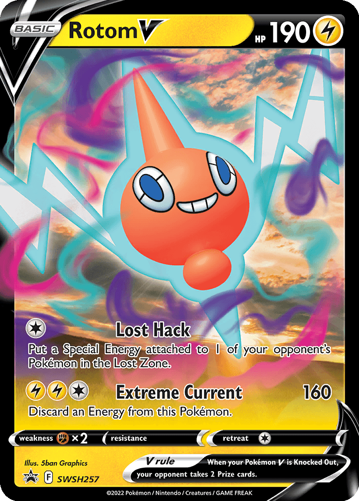 Rotom V - SWSH257 (Holofoil • NM)