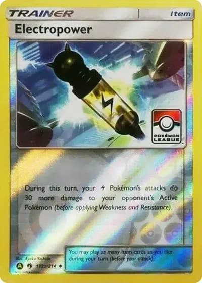 Electropower - 172a/214 (Pokemon League) (Reverse Holofoil • NM)