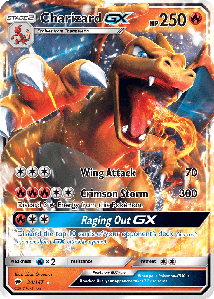 Charizard GX (Holofoil • LP)