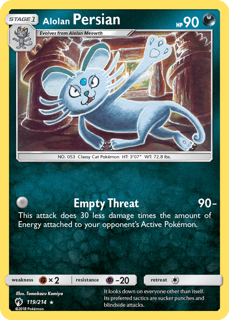 Alolan Persian (Normal • NM)