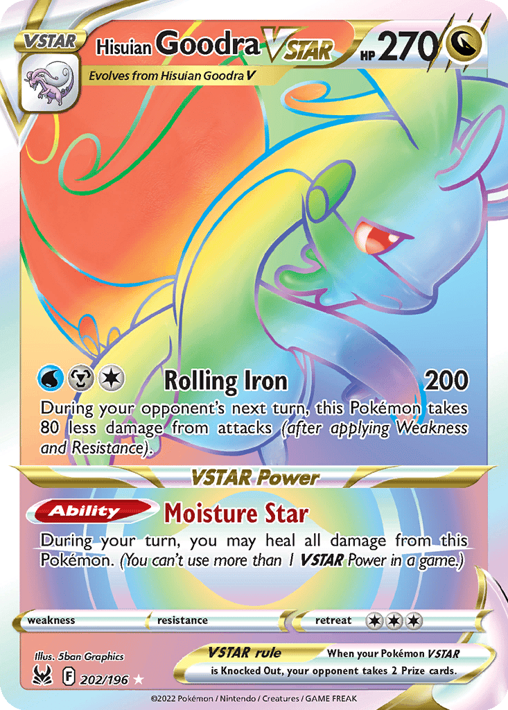 Hisuian Goodra VSTAR (Secret) (Holofoil • NM)