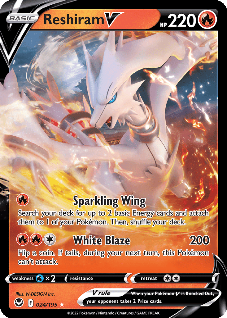 Reshiram V (Holofoil • NM)