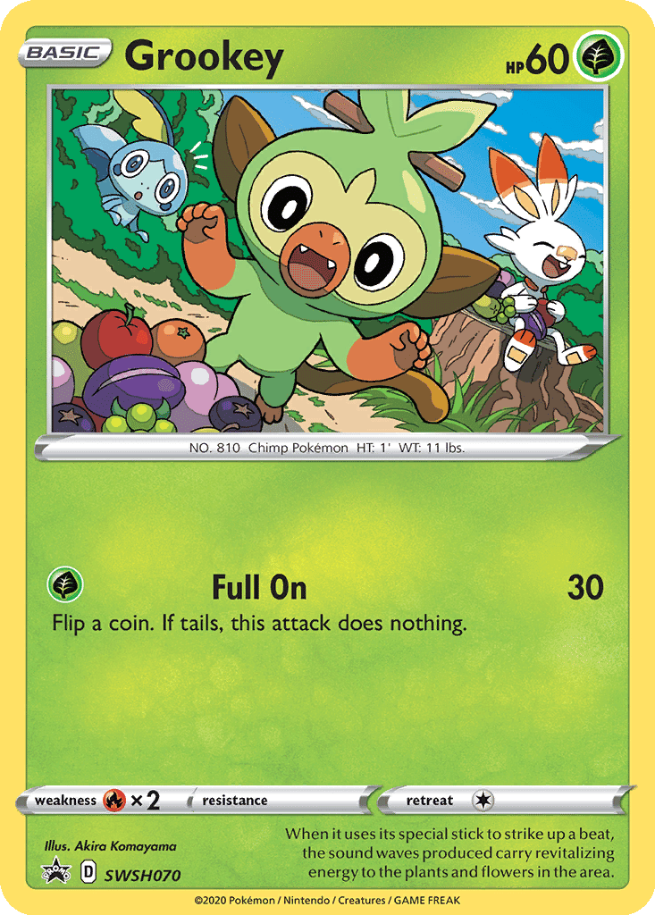 Grookey - SWSH070 (Holofoil • NM)