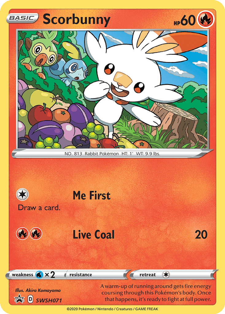 Scorbunny - SWSH071 (Holofoil • NM)