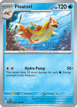 Floatzel (Reverse Holofoil • NM)