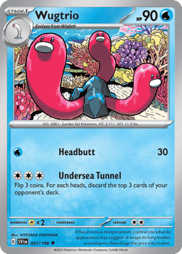 Wugtrio (Reverse Holofoil • NM)