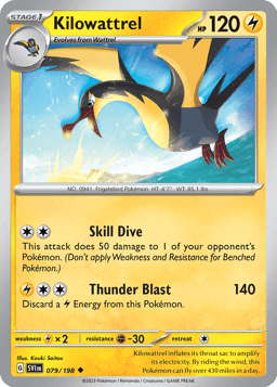 Kilowattrel (Reverse Holofoil • NM)